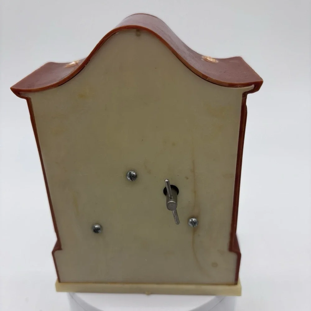 Vintage Angel Playing Piano Organ Music Box‎ Hong Kong Silent Night Tested